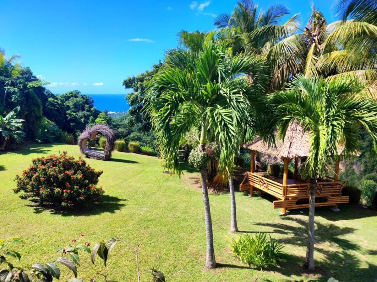 באס-טר Gite 4 Etoiles, La Vieille Sucrerie St Claude Guadeloupe, Jacuzzi Spa Privatif, Vue Exceptionnelle Sur La Mer Des Caraibes מראה חיצוני תמונה