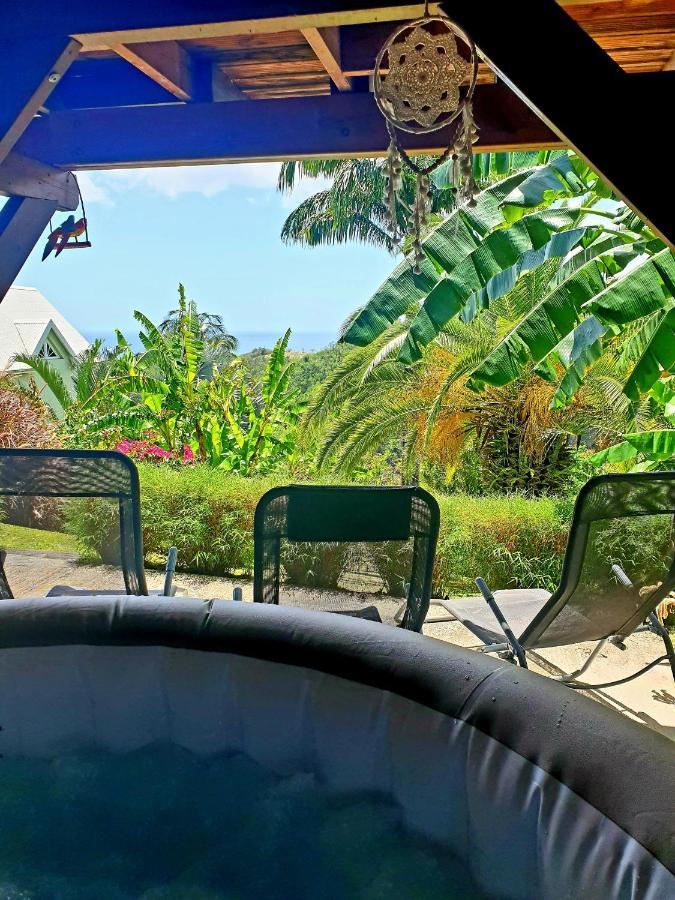 באס-טר Gite 4 Etoiles, La Vieille Sucrerie St Claude Guadeloupe, Jacuzzi Spa Privatif, Vue Exceptionnelle Sur La Mer Des Caraibes מראה חיצוני תמונה